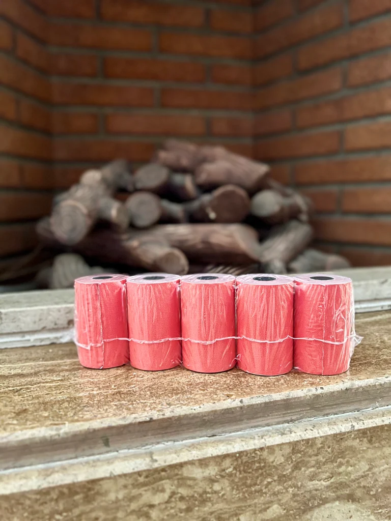 رول کارت خوان بسته 5 عددی رنگ قرمز