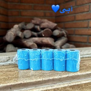 رول کاغذ رنگی کارتخوان(5عددی)رنگ آبی