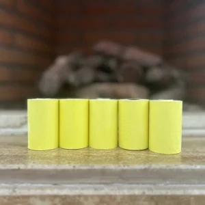 رول کاغذ رنگی کارتخوان(5عددی)رنگ زرد