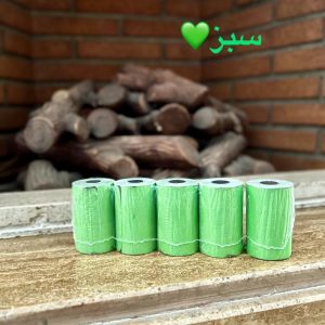 رول کاغذ رنگی کارتخوان(5عددی)رنگ سبز